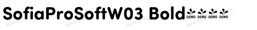 SofiaProSoftW03 Bold字体转换